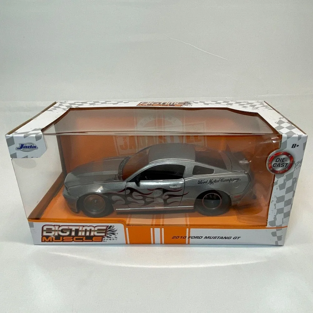 Jada 2010 Ford Mustang GT Big Time‎ Muscle 1:24 Die-cast Model Car NIP 2023 USA